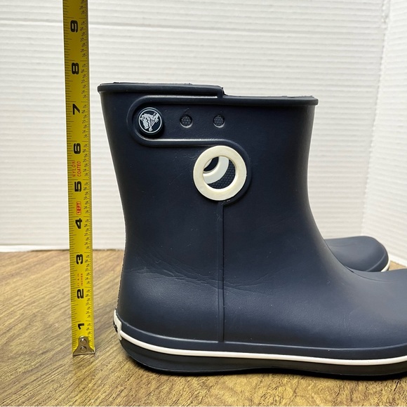 Crocs Jaunt‎ Shorty Rain Boot Navy Blue Rain Boots Size 7 - Picture 9 of 9